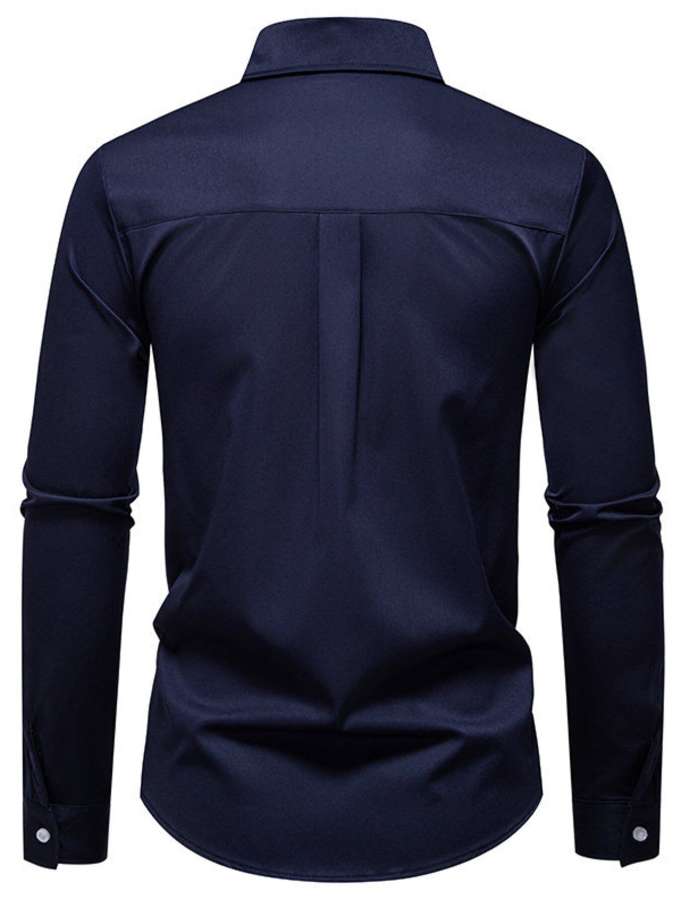 Men's Button Up Long Sleeve Shirt - cas7m