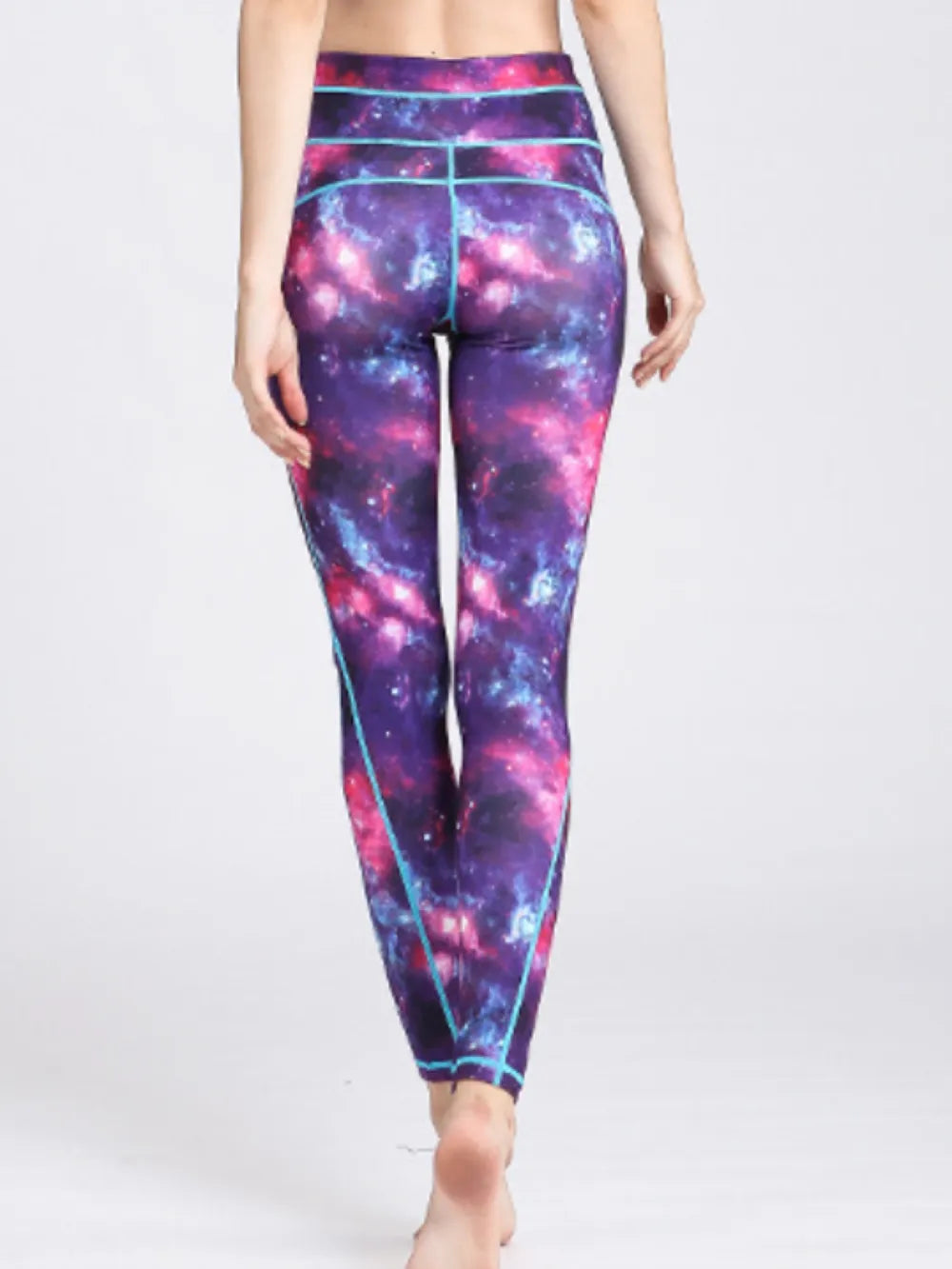 Ultra-Stretch Basic Yoga Pants - Polyester Spandex Blend - cas7m