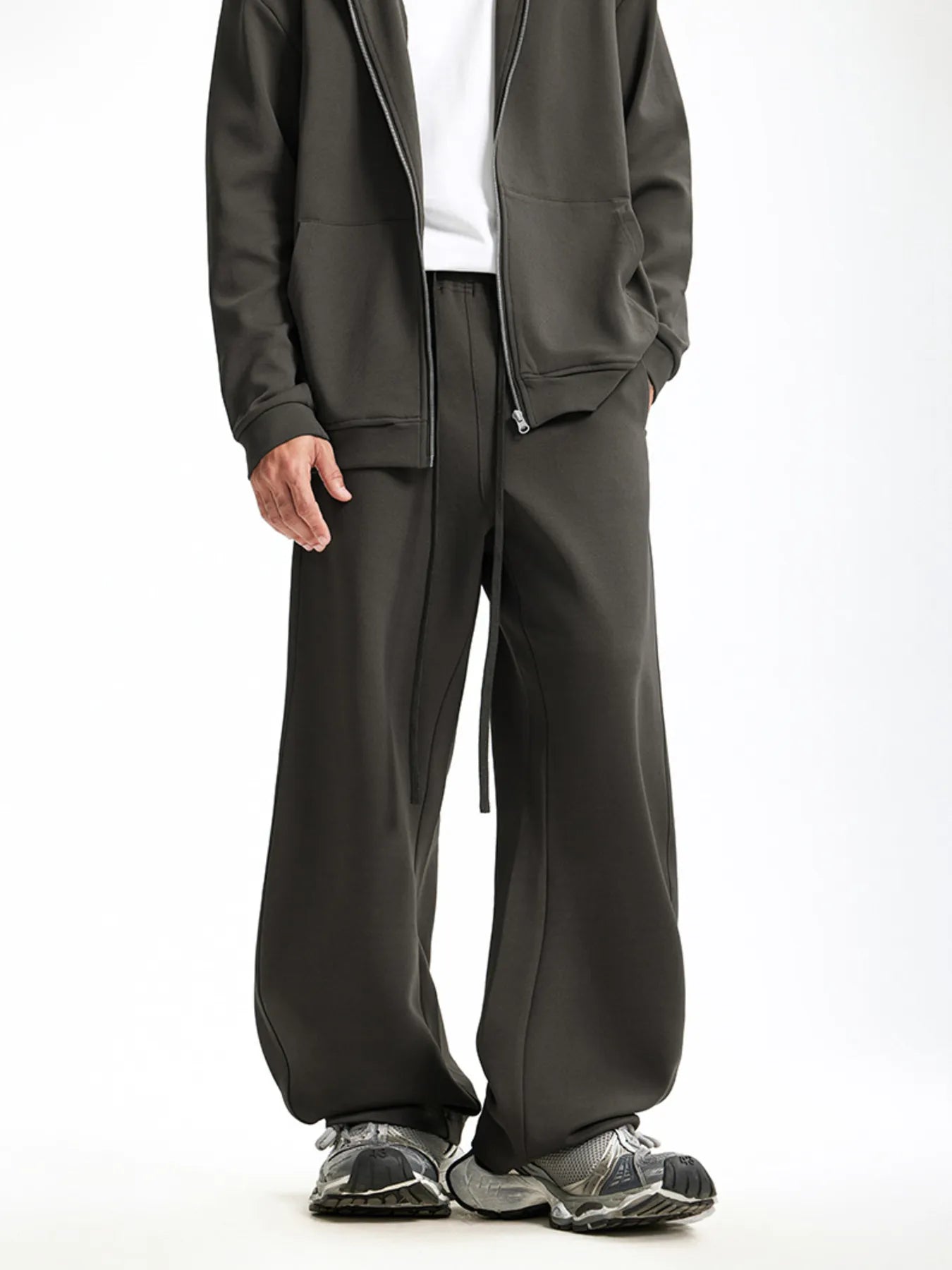Men's Loose Fit Drawstring Sweatpants - cas7m
