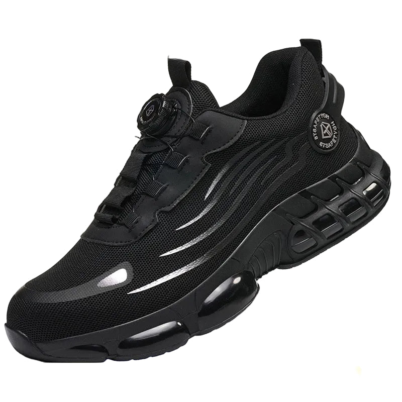 Men's Safety Shoes With Knobs To Prevent Smashing And Shoelace Punctures - cas7m