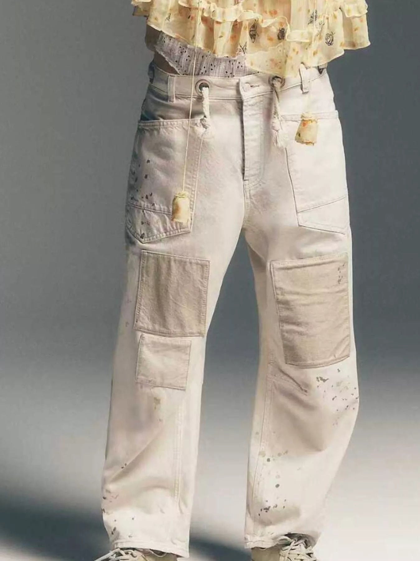 Washed Relaxed Fit Jeans - cas7m
