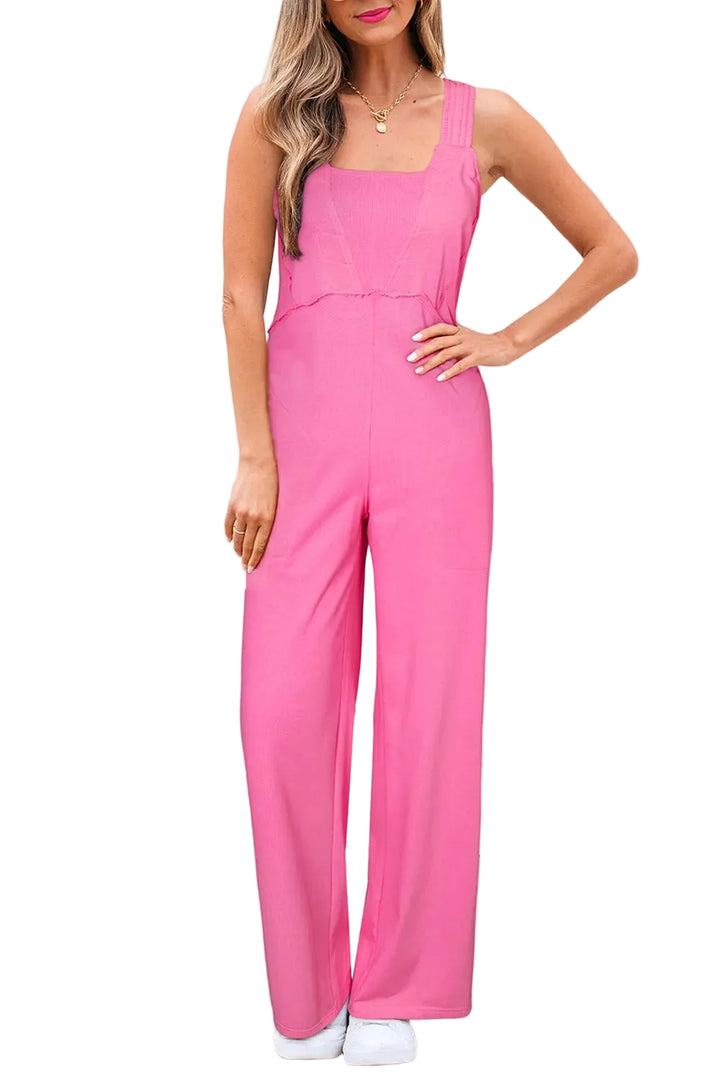 Sleeveless Wide-Leg Jumpsuit - cas7m