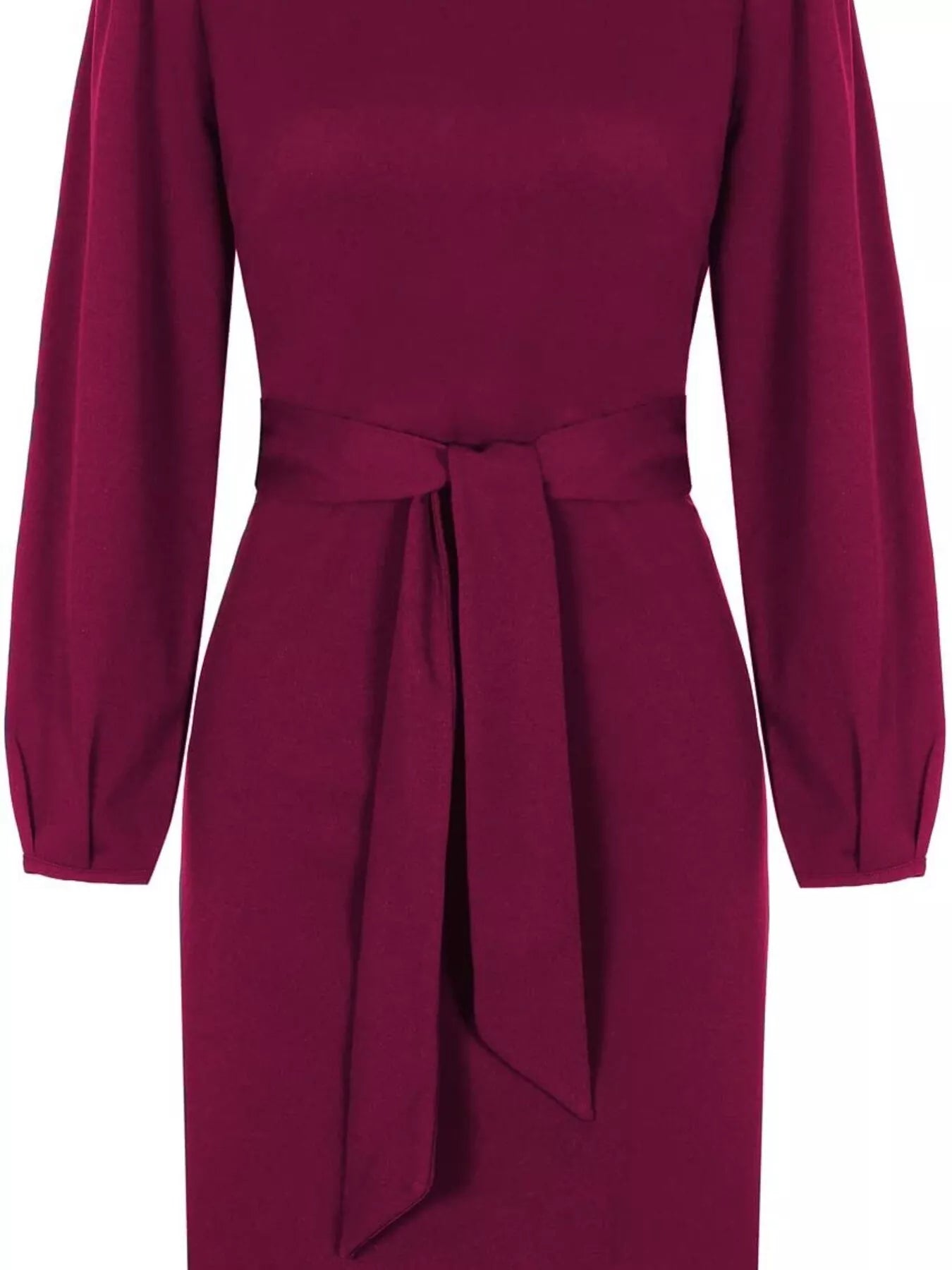 Tie-Waist Mini Dress - cas7m