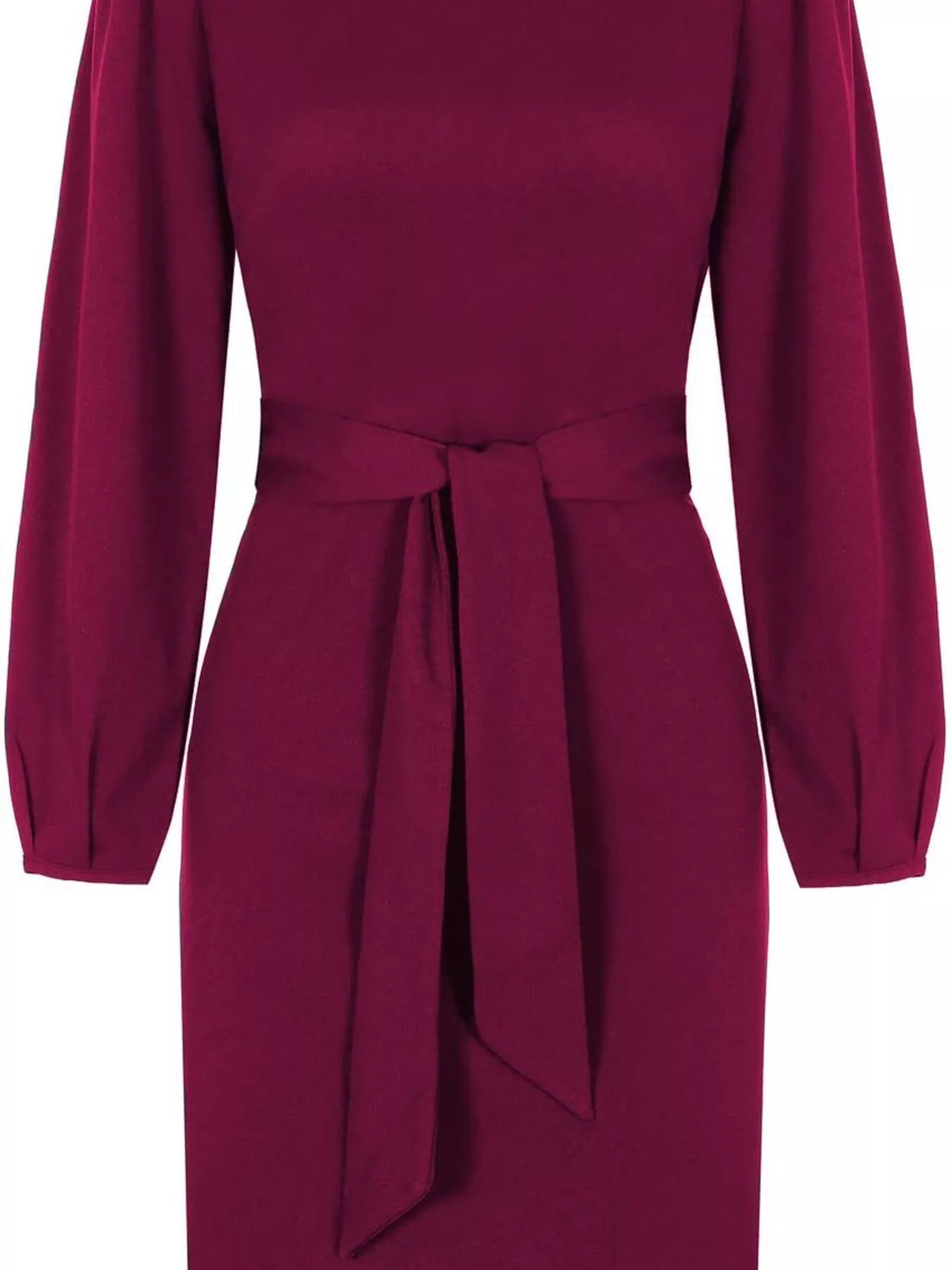 Tie-Waist Mini Dress - cas7m