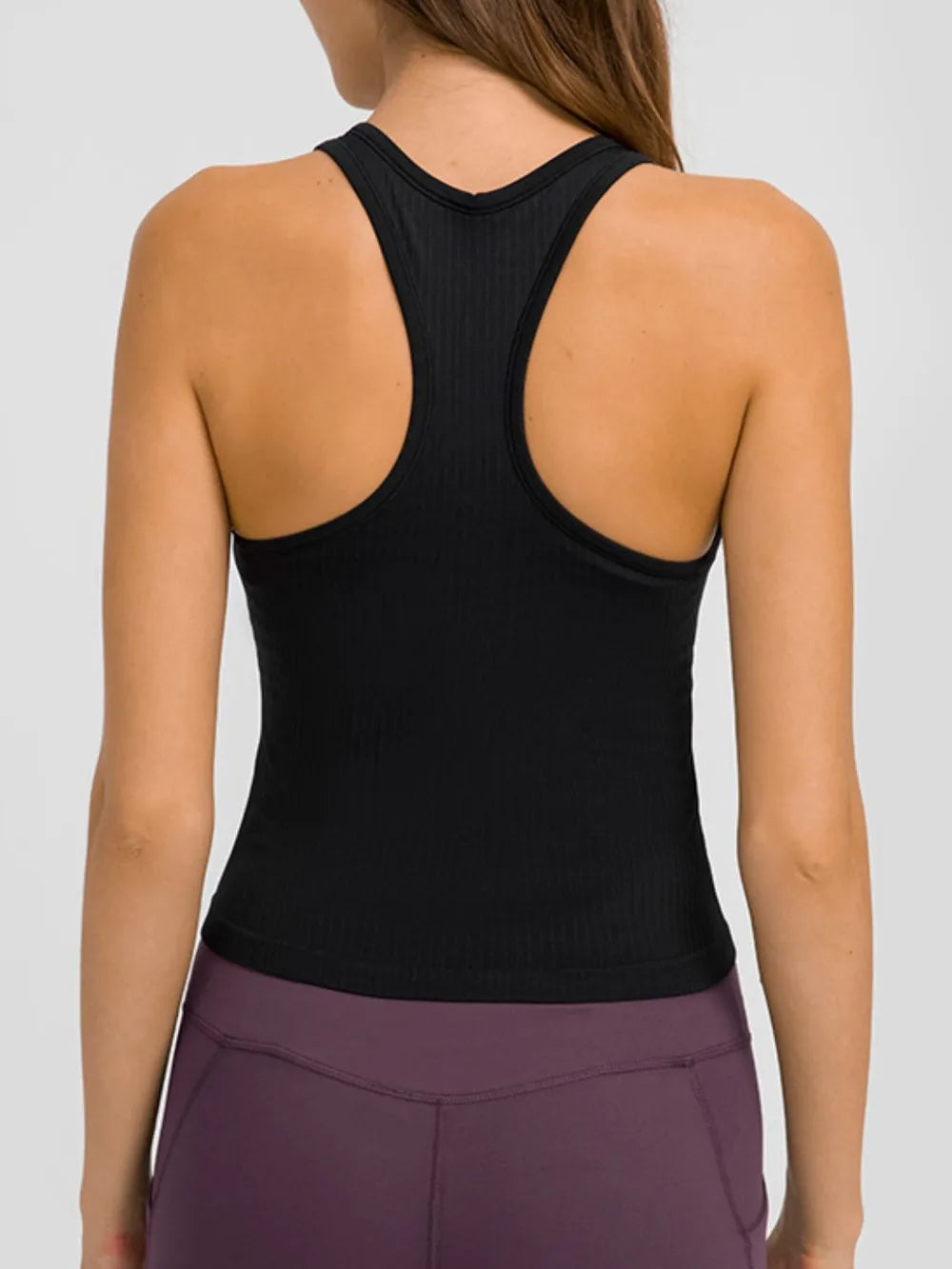 Millennia Round Neck Racerback Active Tank - cas7m