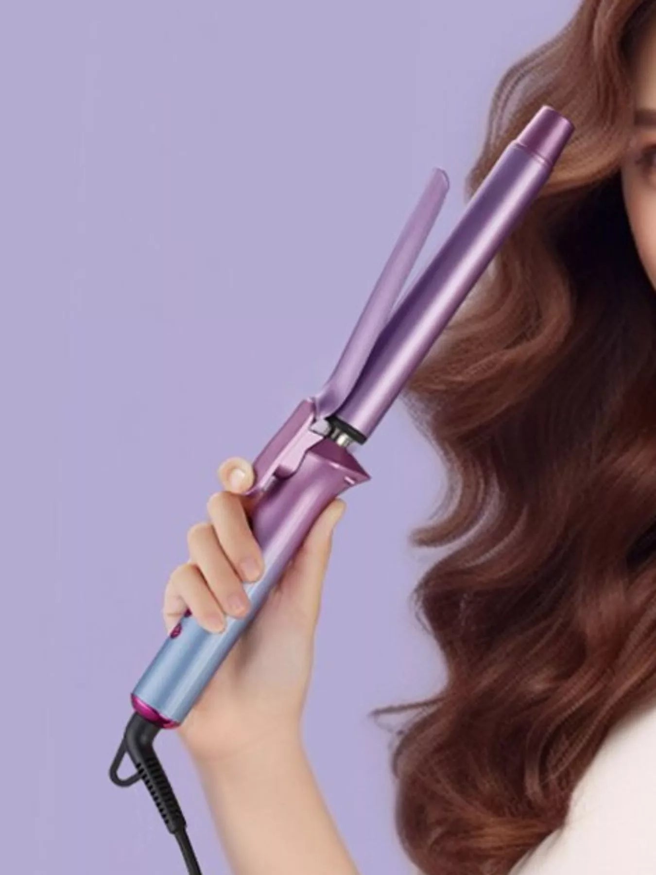 Adjustable Temp Curling Iron - Salon-Quality Curls & Style - cas7m