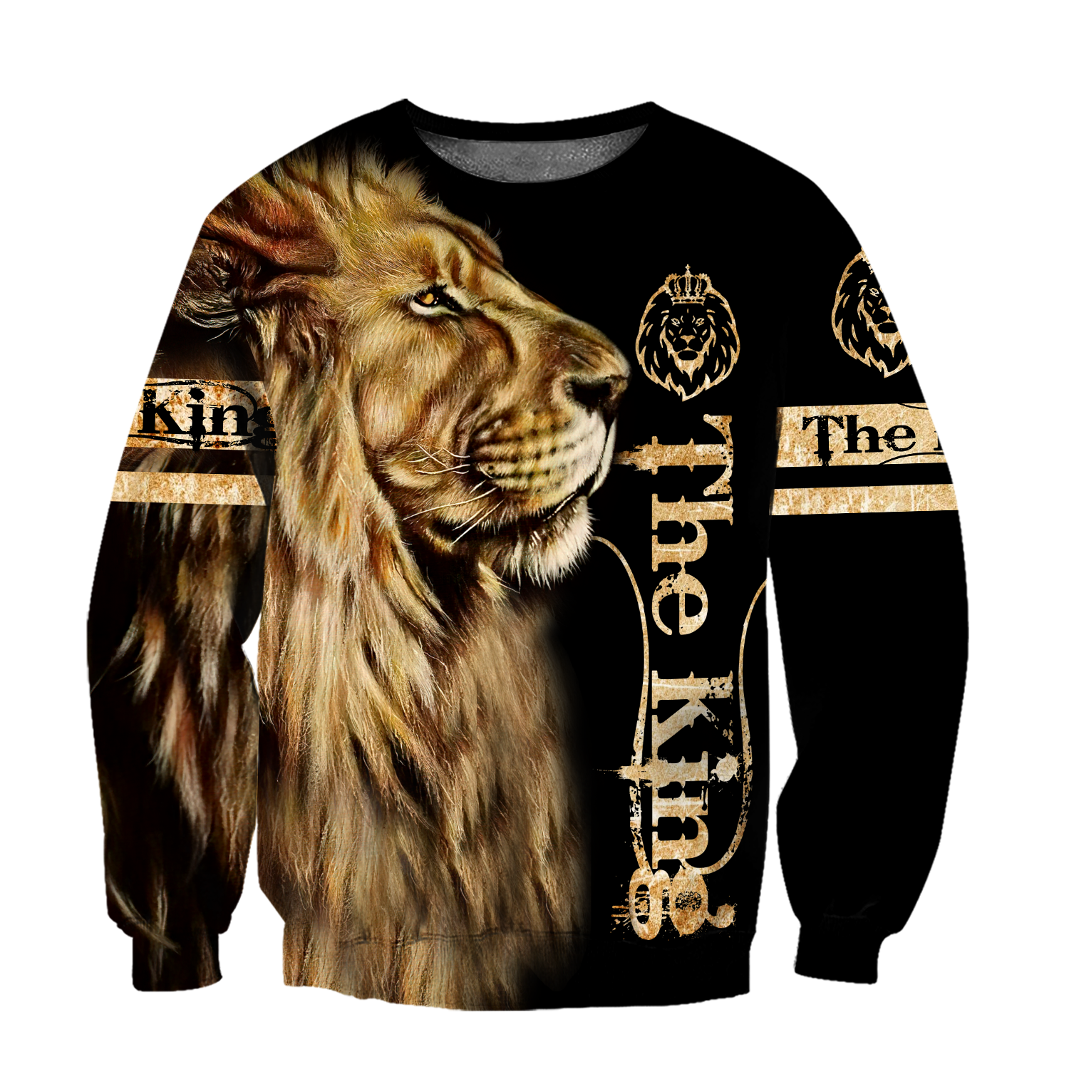 Animal Lion Men 3D Printed Sports Hoodie - cas7m