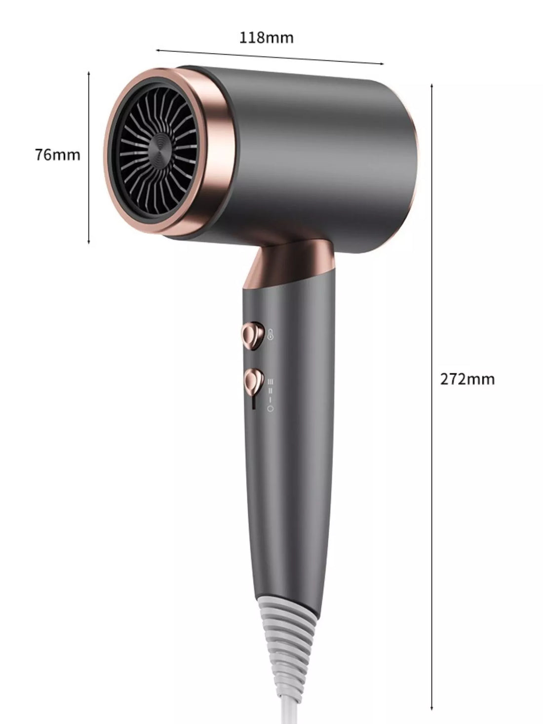 Multi-Speed ABS Hairdryer with Constant Temperature - cas7m