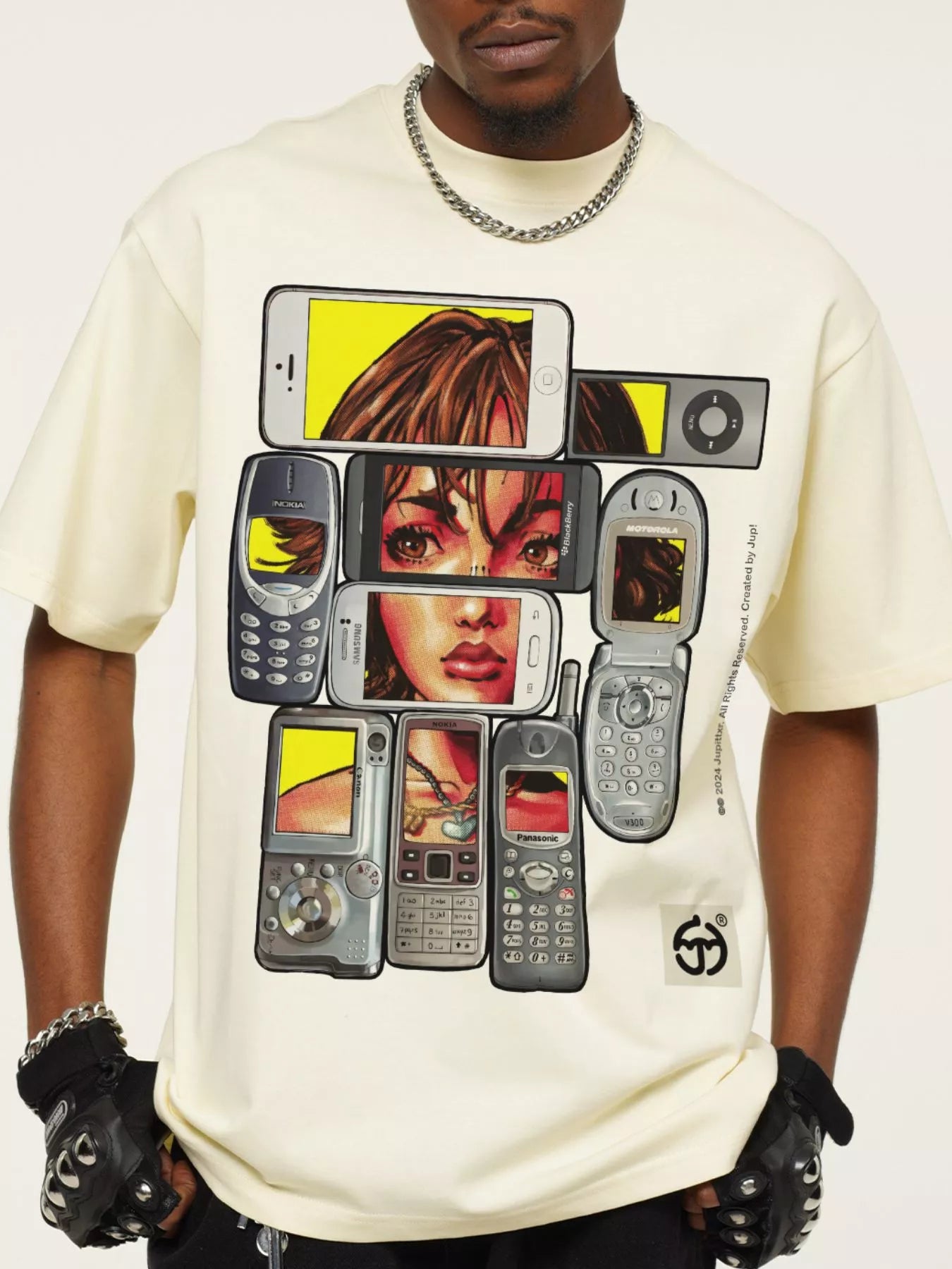 Men's Vintage Wash Graphic Short Sleeve T-Shirt - cas7m