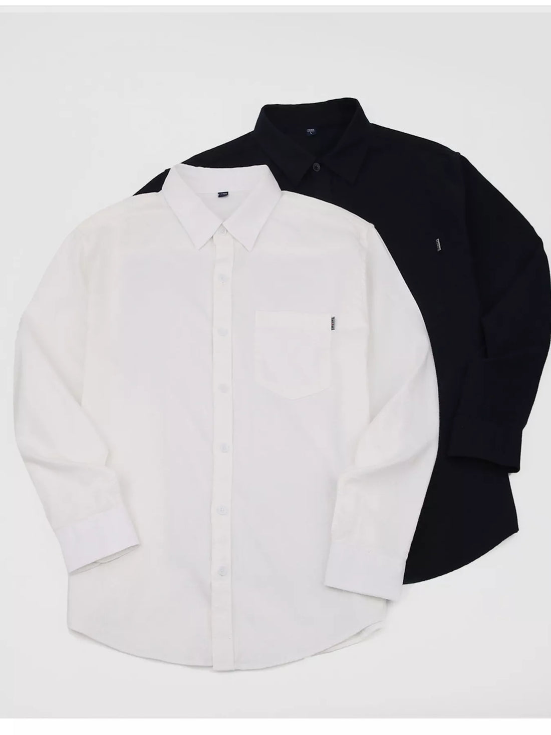 Men's Plus Size Classic Fit Long Sleeve Shirt - cas7m