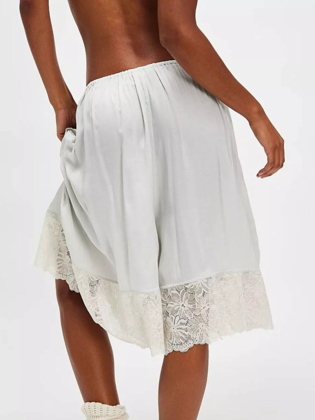 Lace Detail Shorts - cas7m