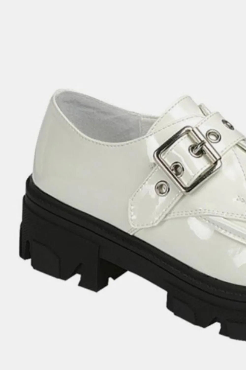 Forever Link Buckled Platform Lug Sole Loafers - cas7m