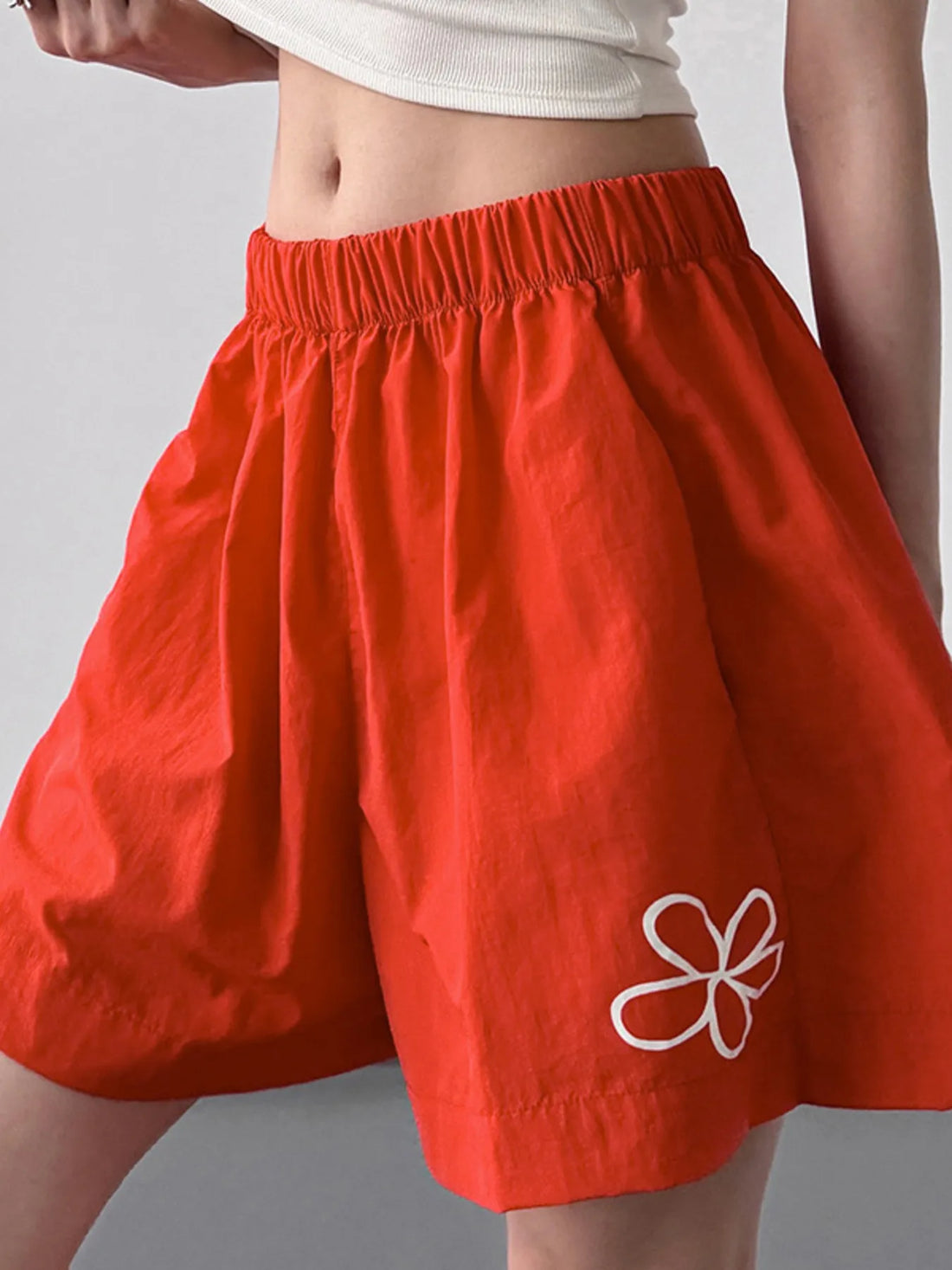 Elastic Waist Shorts - cas7m