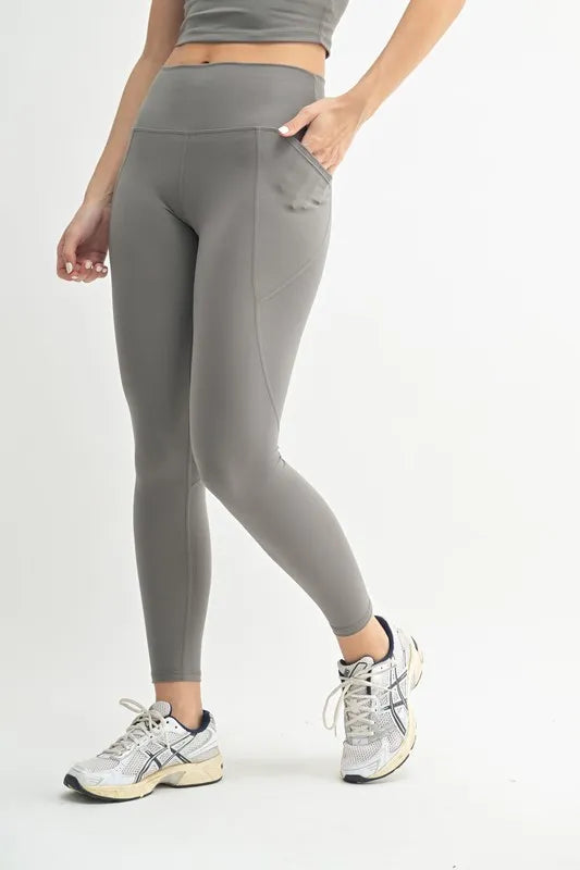 MONO B Venice Cloud Light Sculpt High-Waisted Leggings - cas7m