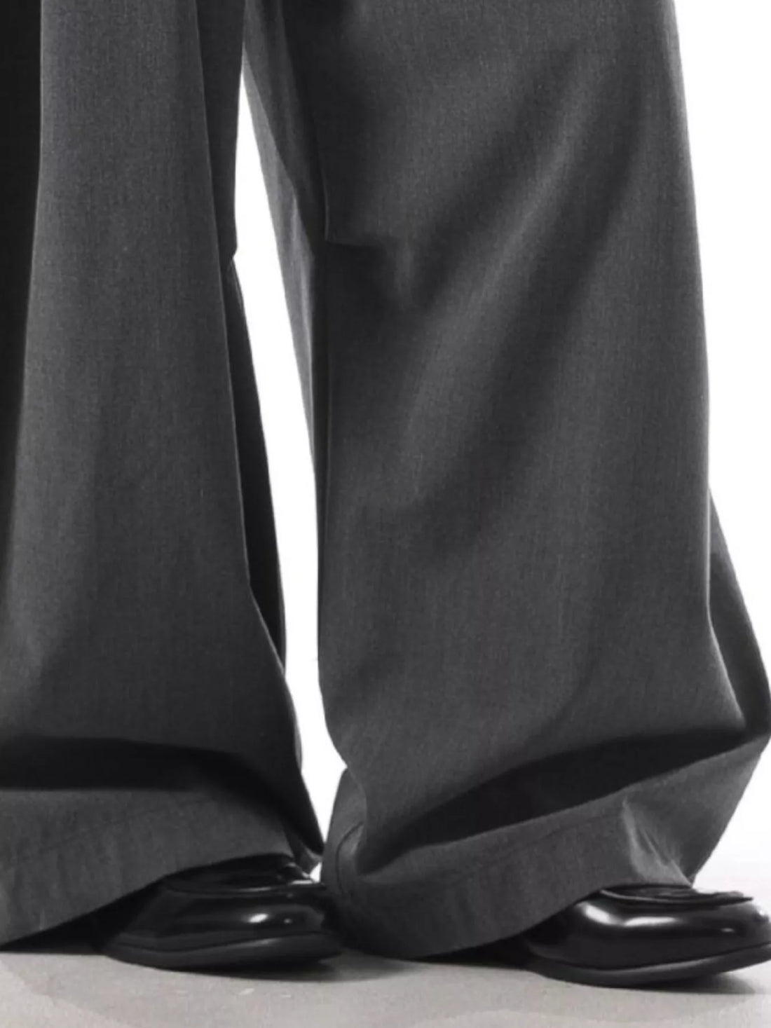 Men's Plus Size Wide Leg Drawstring Casual Pants - cas7m