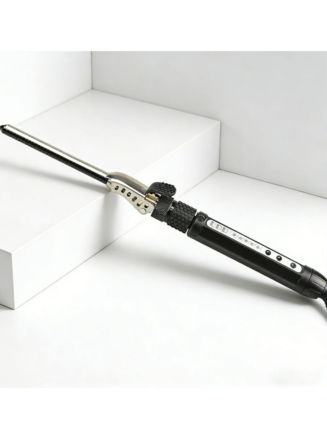 Adjustable Heat Salon-Quality Curling Iron with Anti-Scald Tech - cas7m