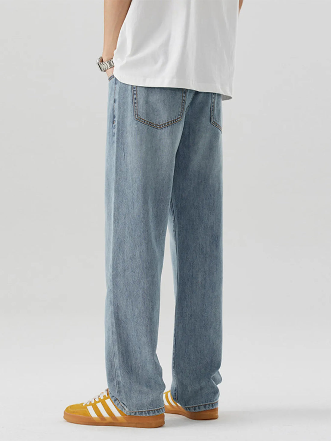 Men's Wash Relaxed Fit Jeans - cas7m