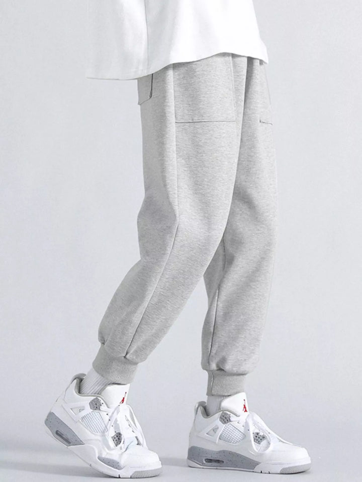 Men's Plus Size Casual Loose Fit Joggers - cas7m