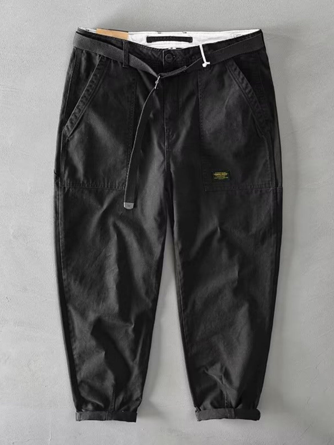 Men's Plus Size Loose Fit Pants with Pockets - cas7m