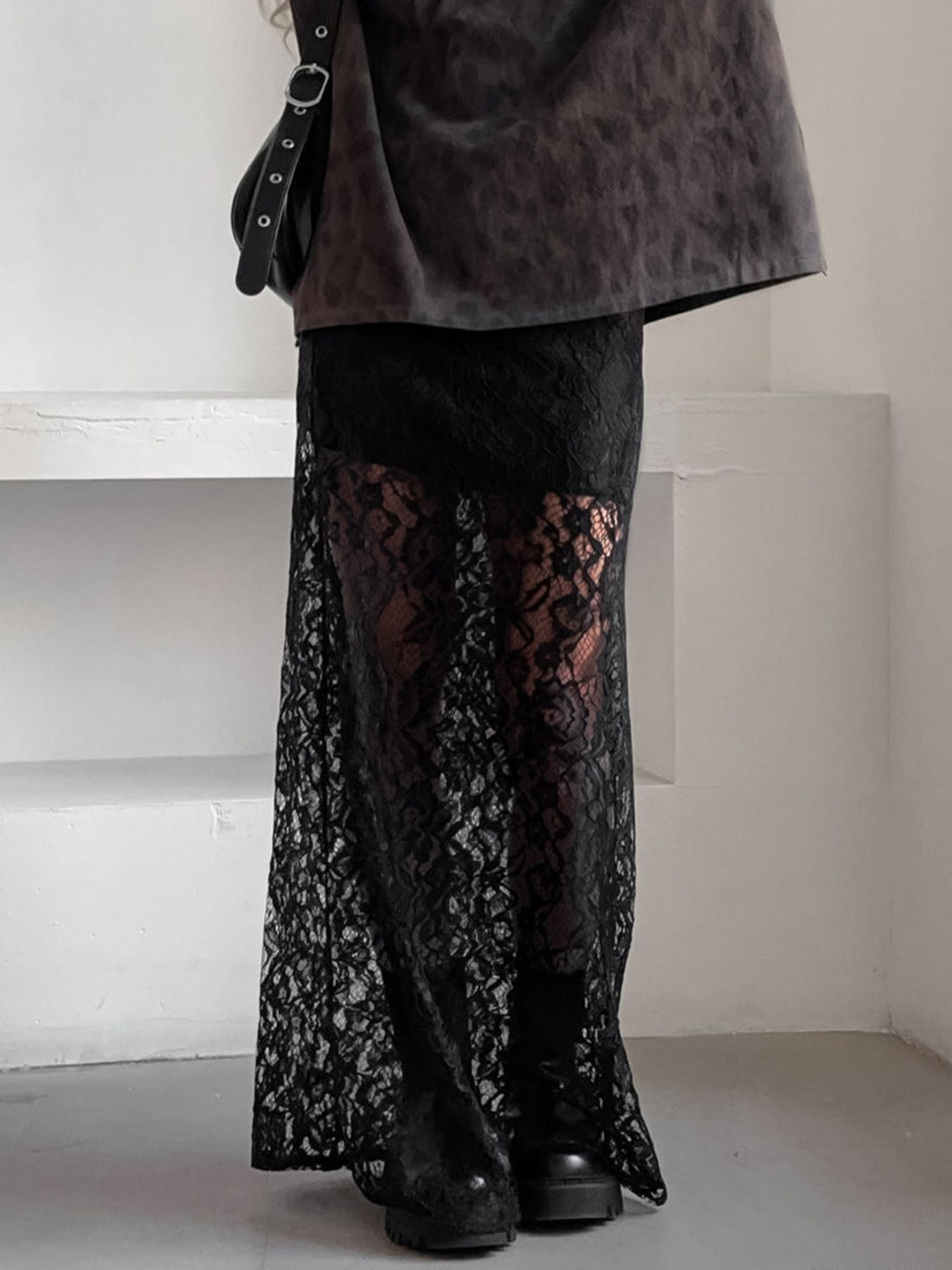 Lace Maxi Skirt - cas7m