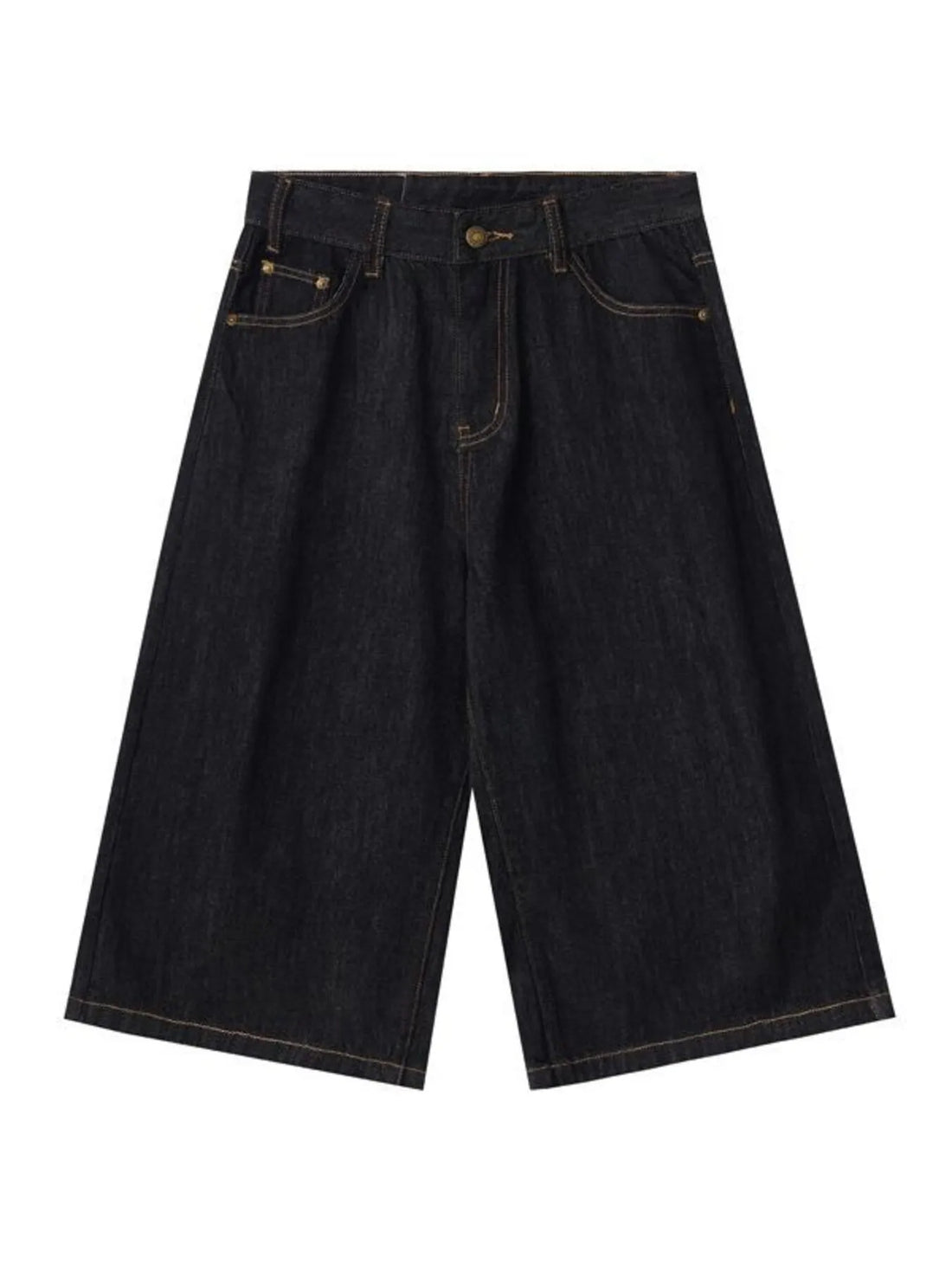 Men's Wide Leg Denim Shorts - cas7m
