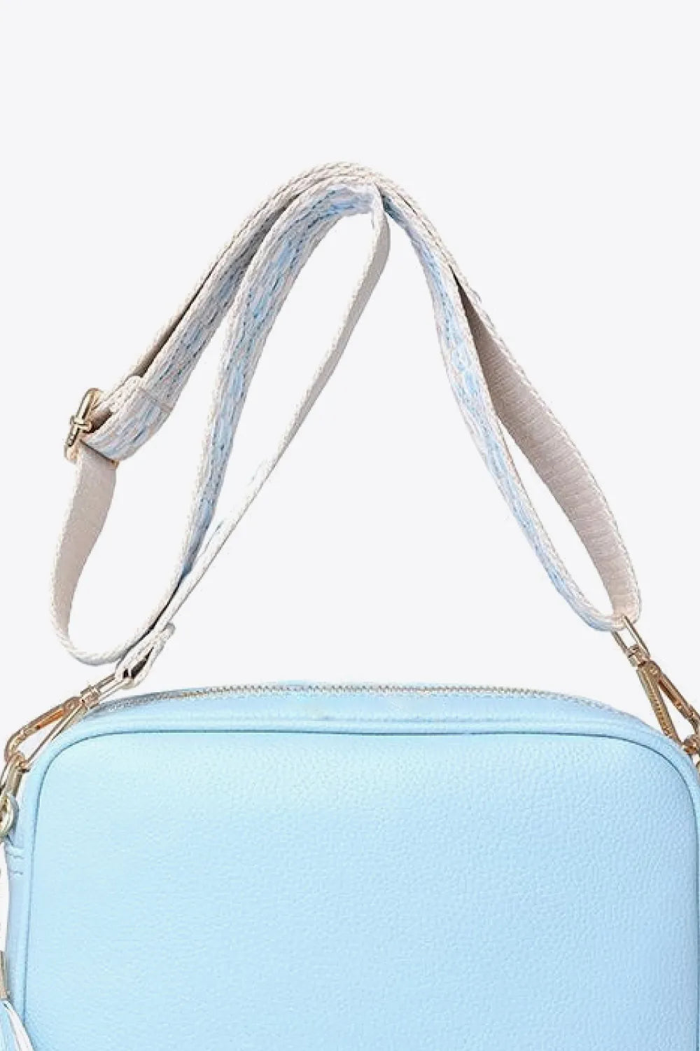 PU Leather Tassel Crossbody Bag - cas7m