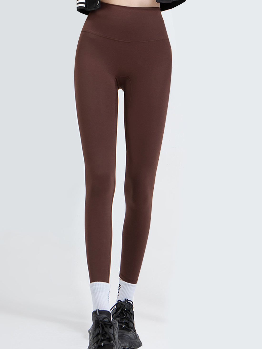 Ultra-Stretch Opaque Leggings - Comfy Nylon-Spandex Blend - cas7m