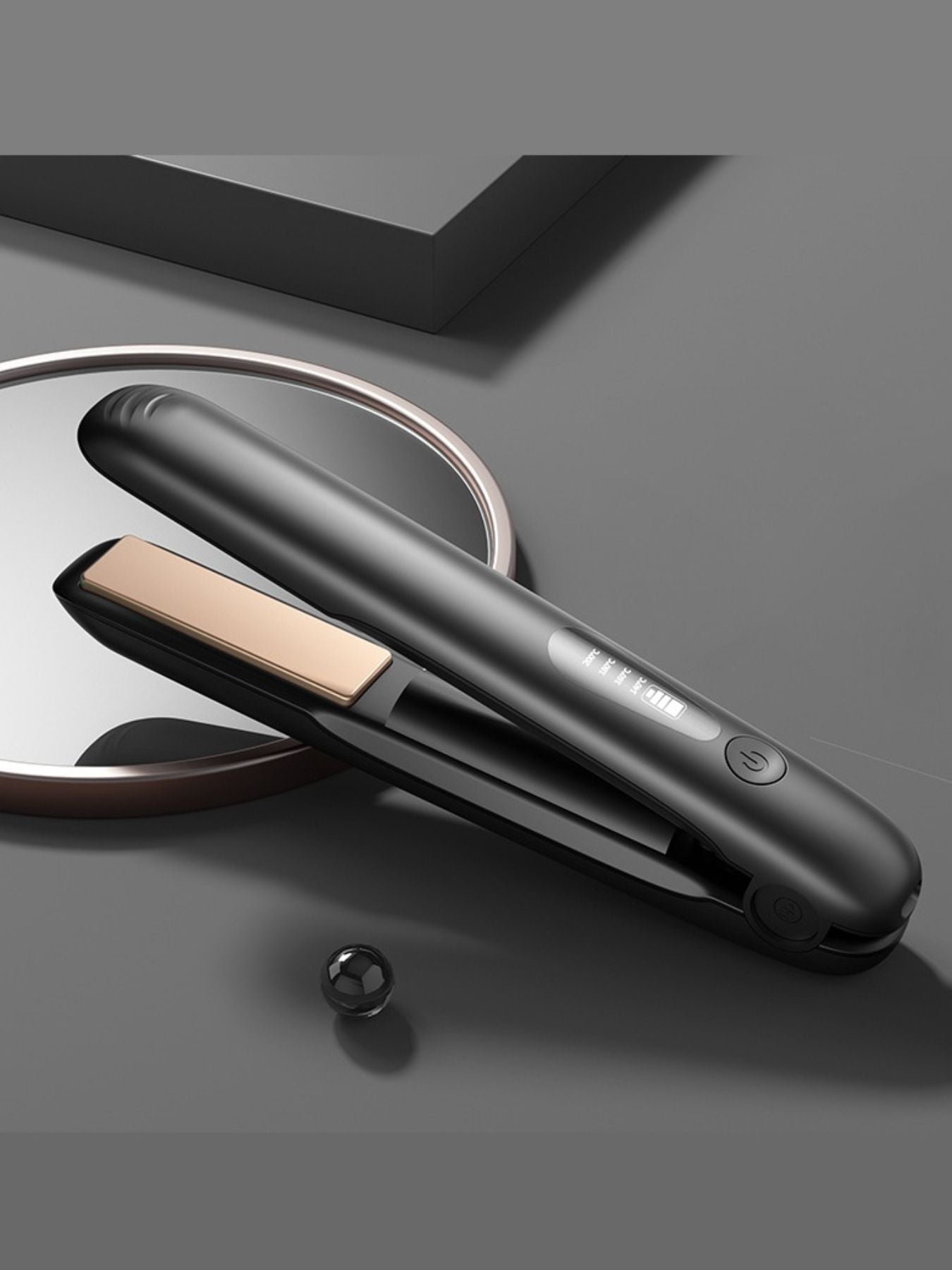 Travel-Ready Cordless Hair Straightener: Salon Results Anywhere - cas7m