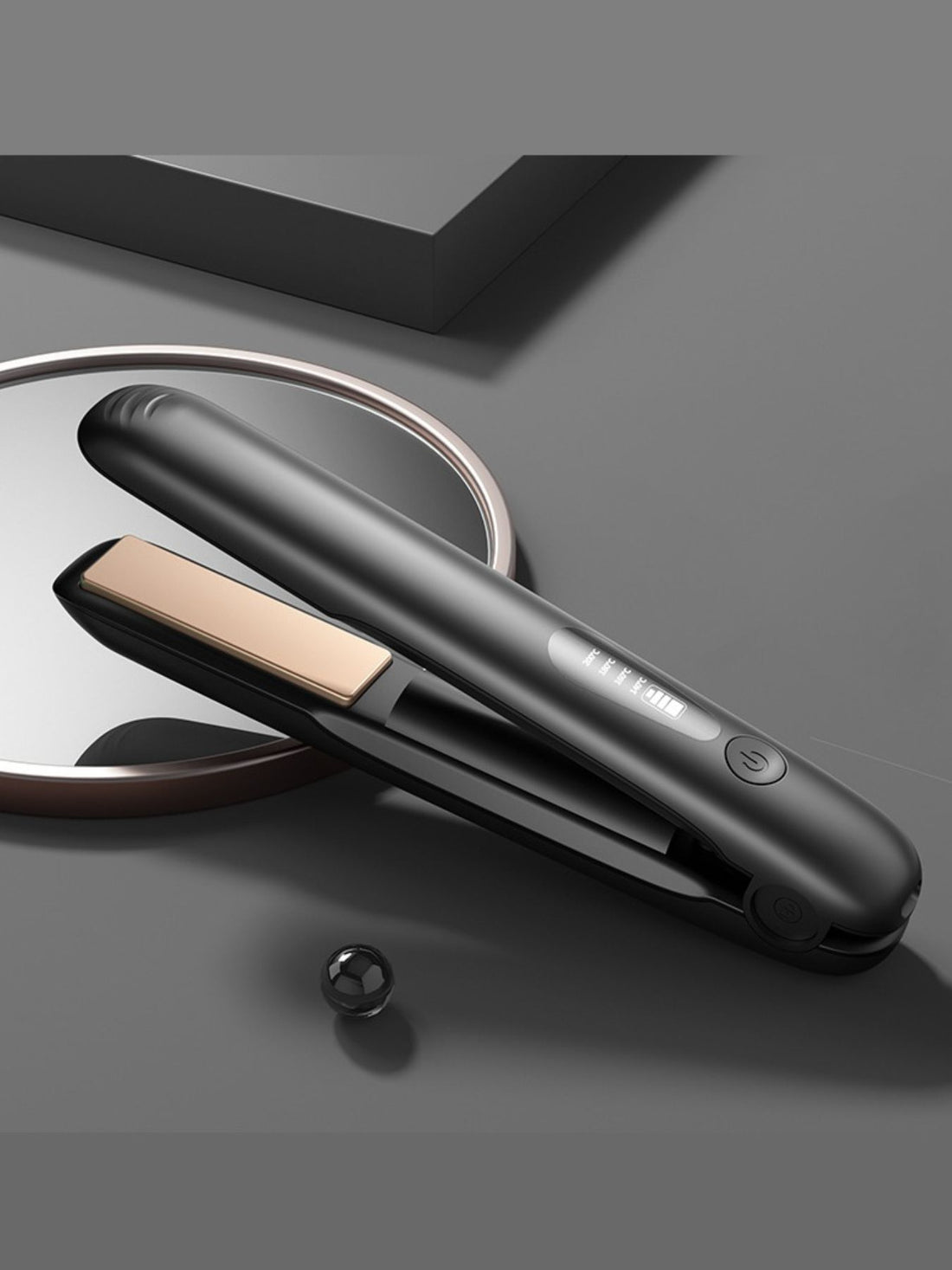 Travel-Ready Cordless Hair Straightener: Salon Results Anywhere - cas7m