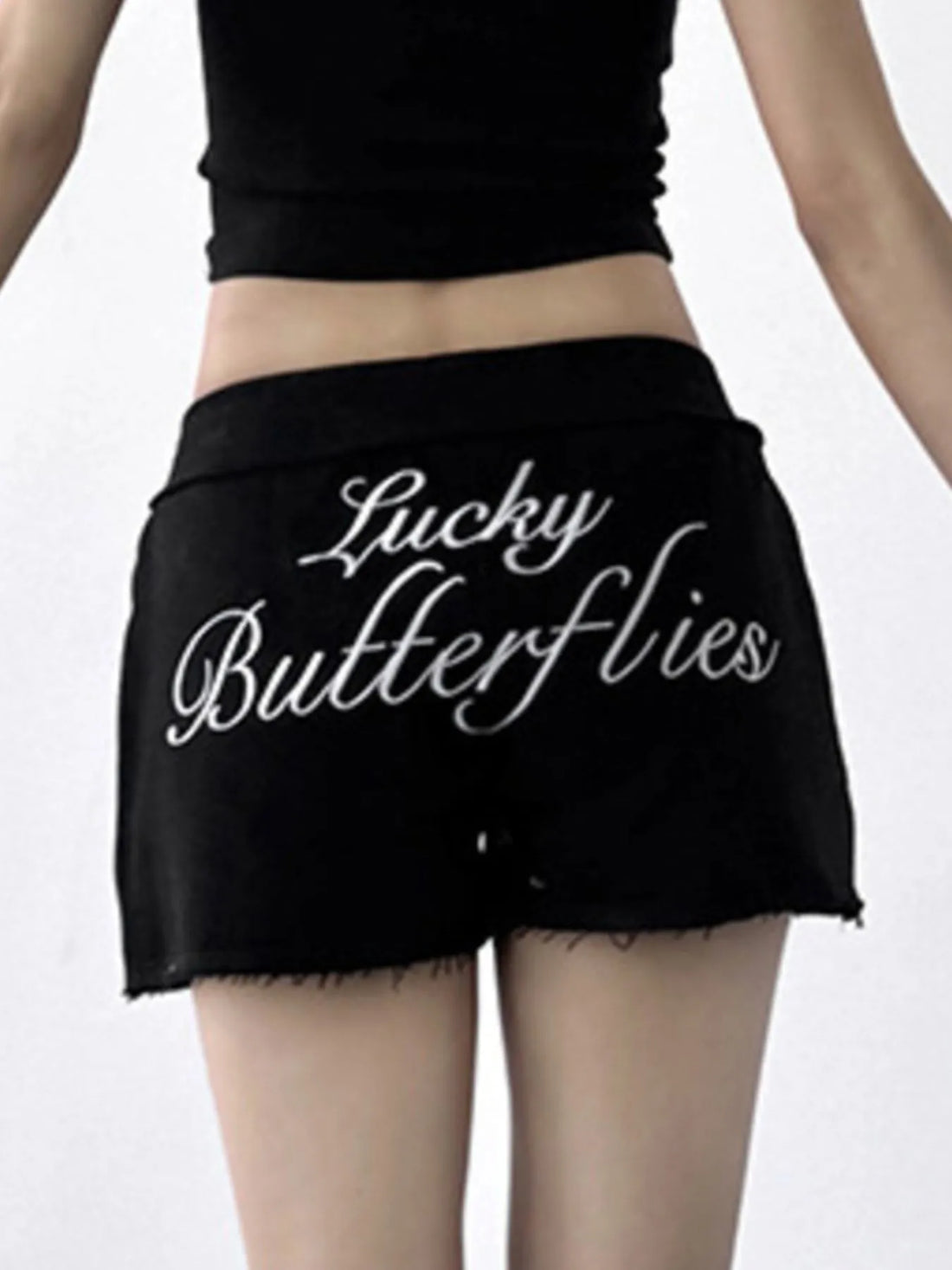 Letter Back Shorts - cas7m