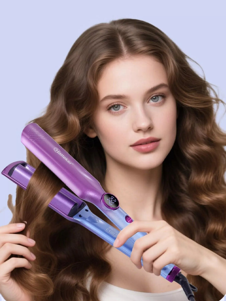 RapidHeat Precision Curling Iron for Effortless Salon-Quality Curls - cas7m