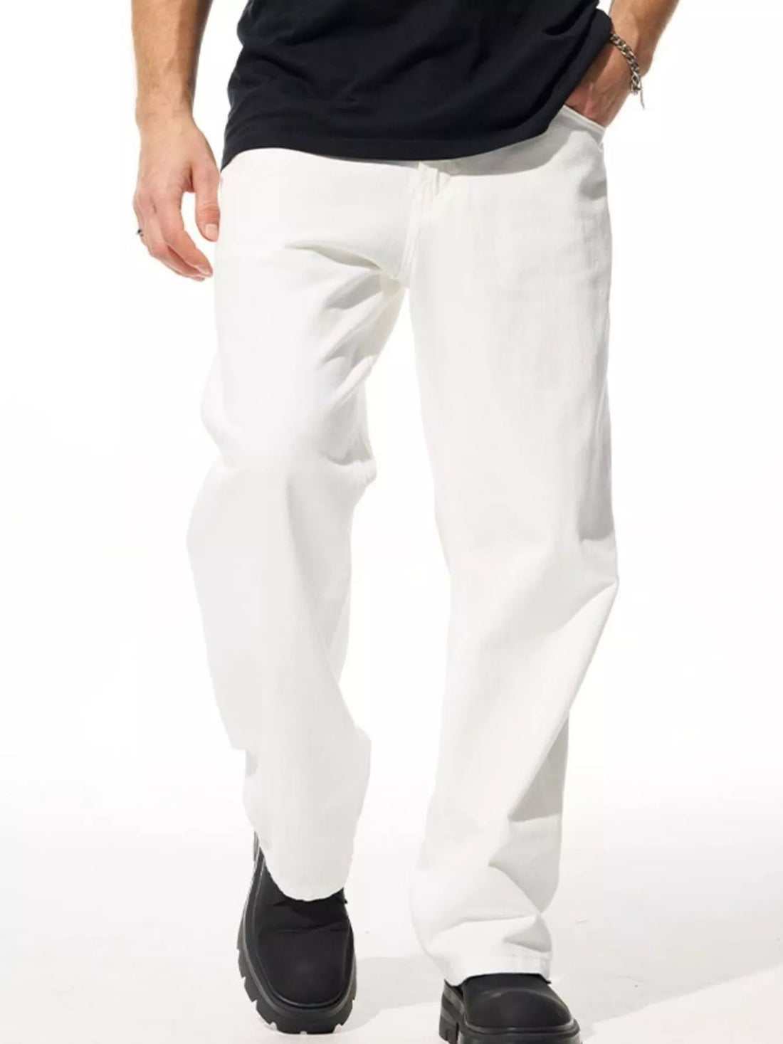 Men's Loose Fit Jeans - cas7m