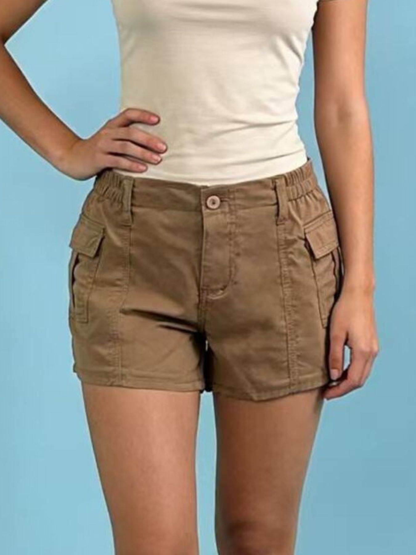 Casual Pocketed Shorts - cas7m
