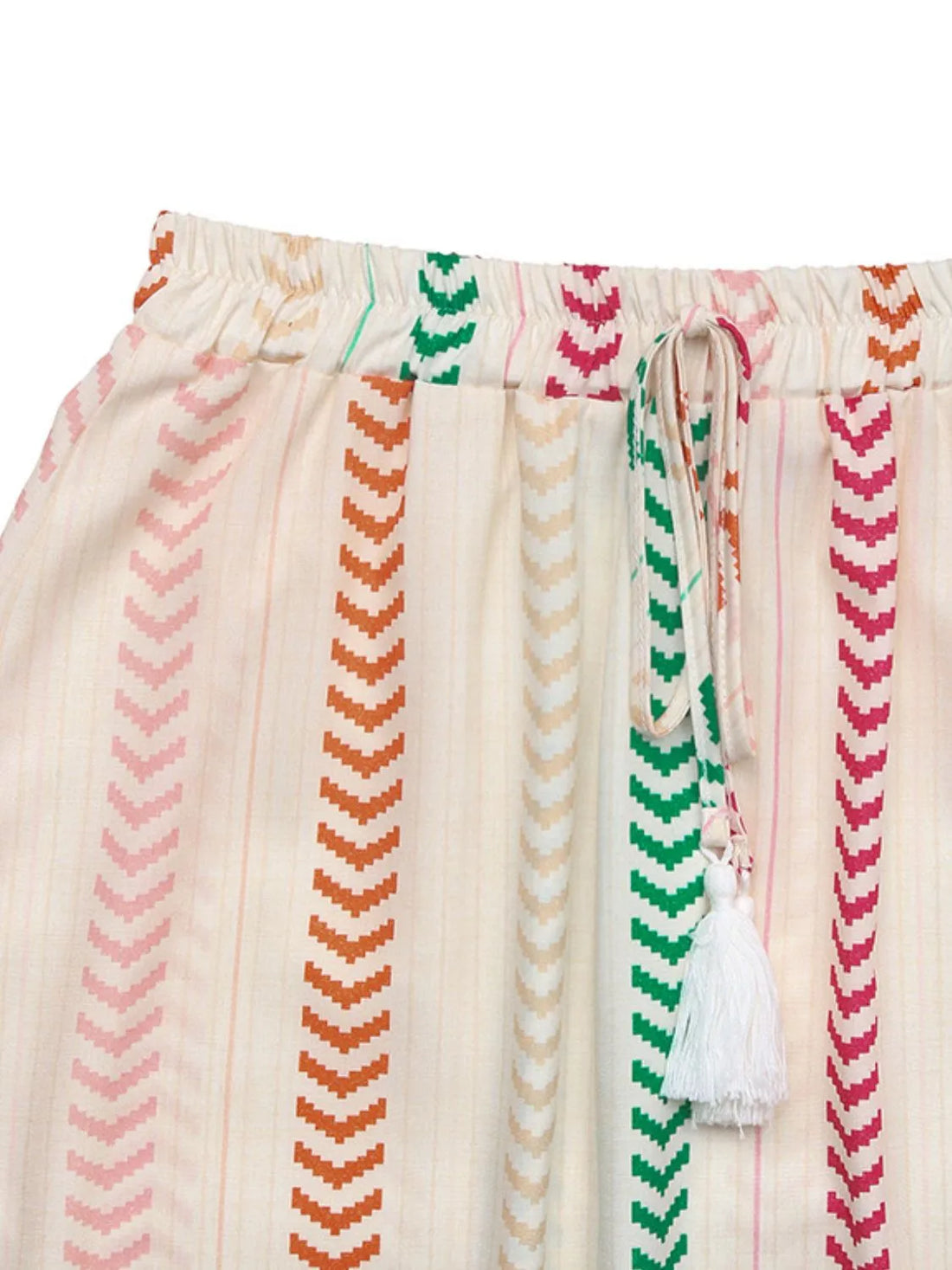 Frill Printed Maxi Skirt - cas7m