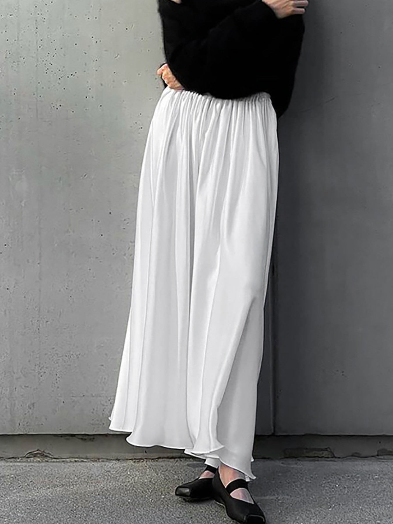 Elastic Waist Skirt - cas7m