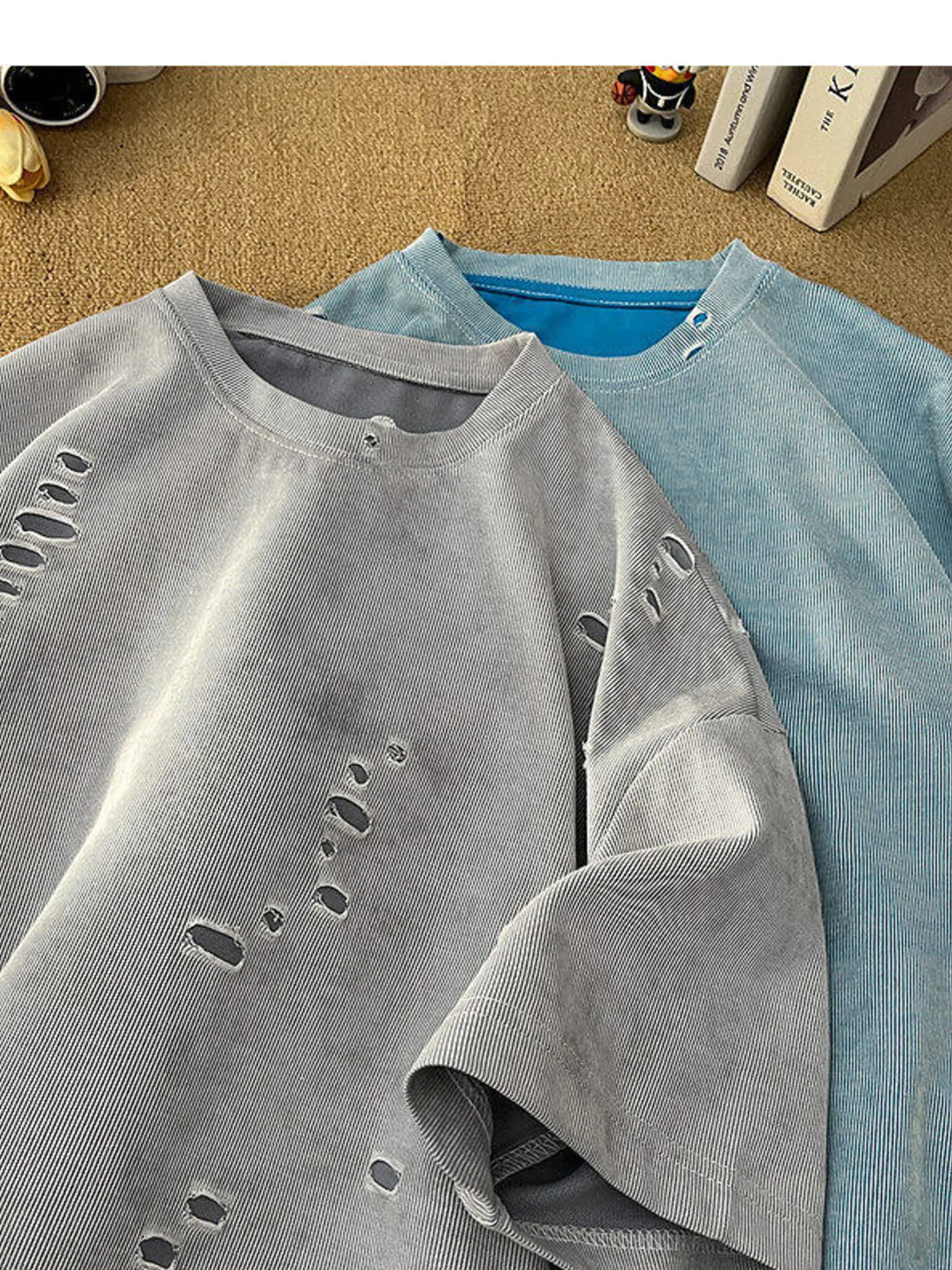 Men's Plus Size Gradient Round Neck T-Shirt - cas7m