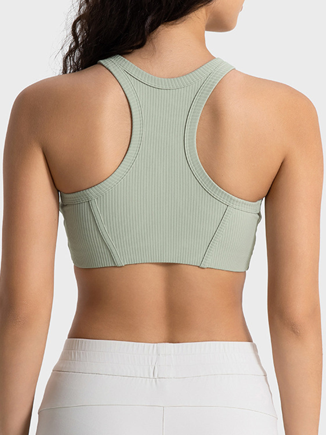Millennia Wide Strap Cropped Sport Tank - cas7m