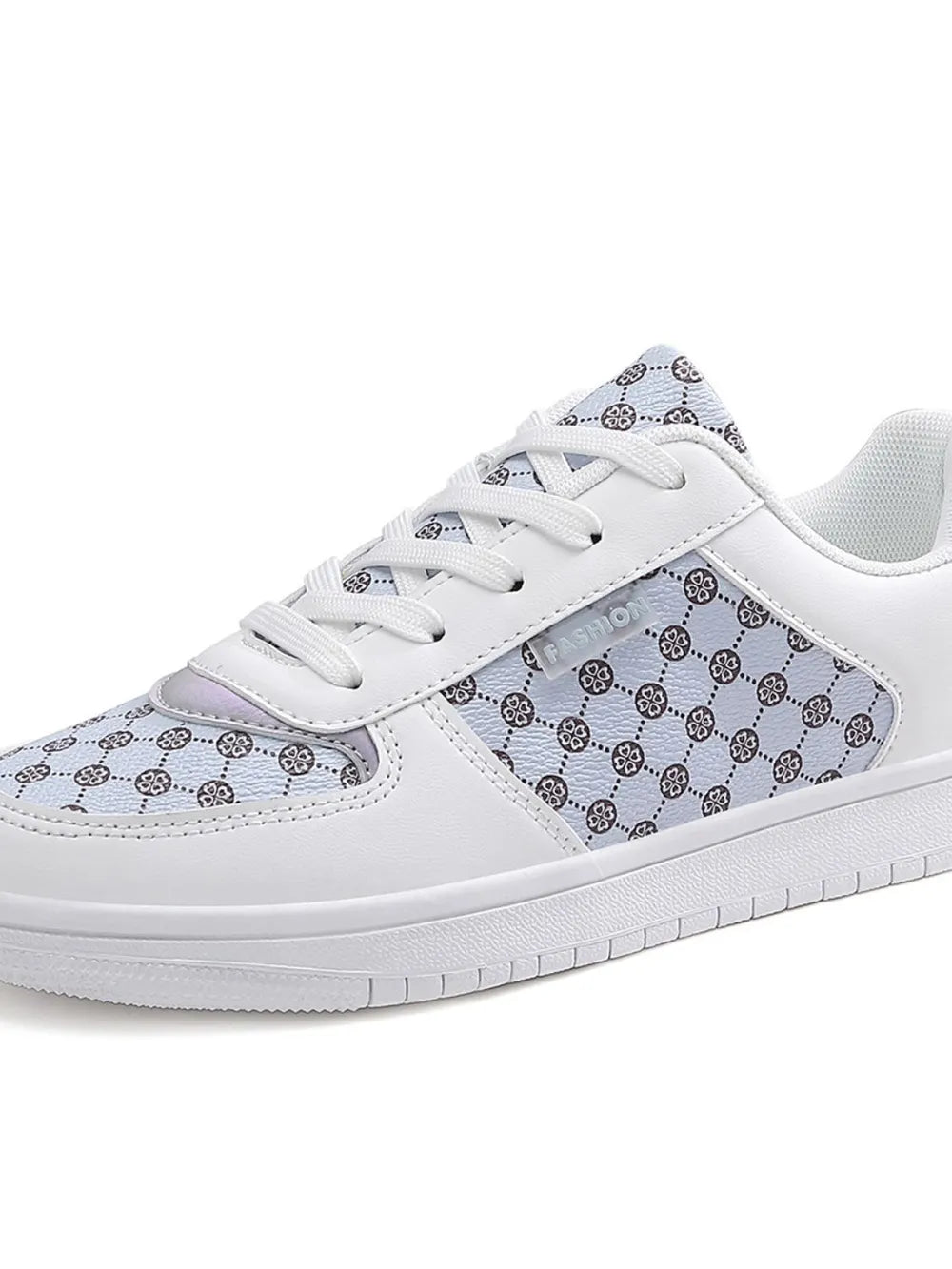 Classic Comfort Low-Heel PU Canvas Shoes - cas7m