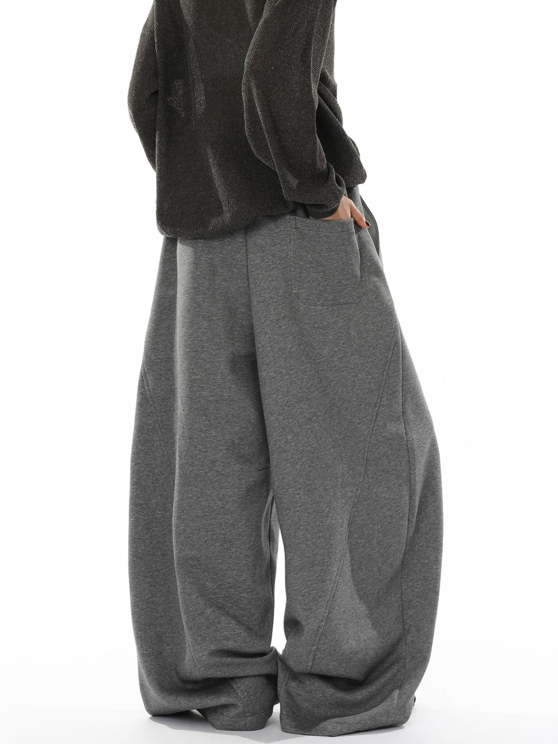 Men's Wide Leg Drawstring Pants - cas7m