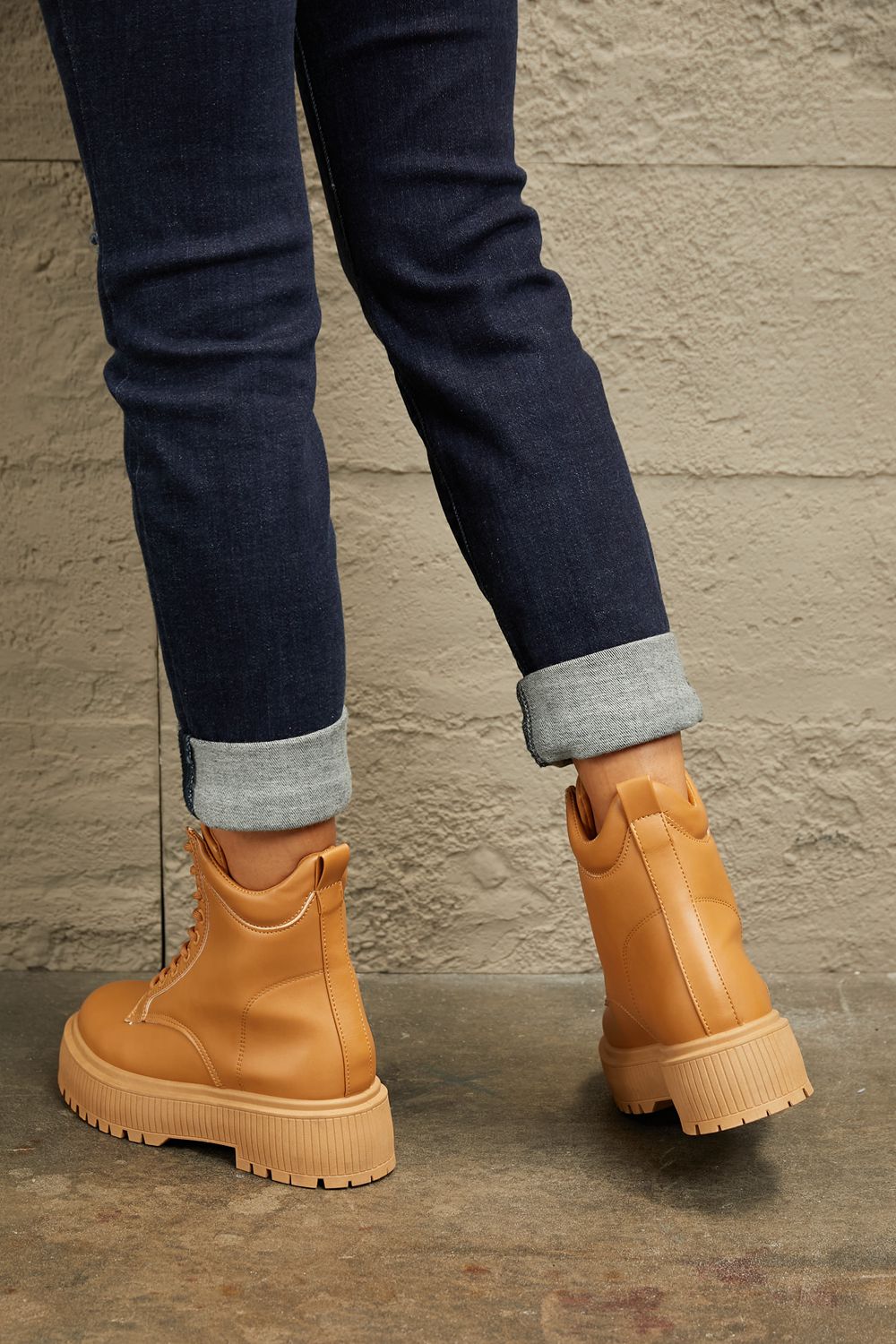 East Lion Corp Platform Combat Boots - cas7m