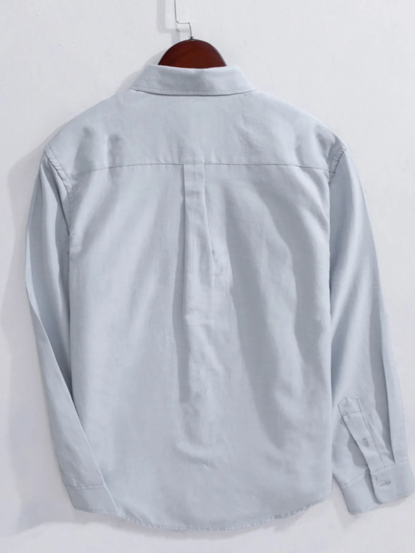Men's Button Up Long Sleeve Shirt - cas7m