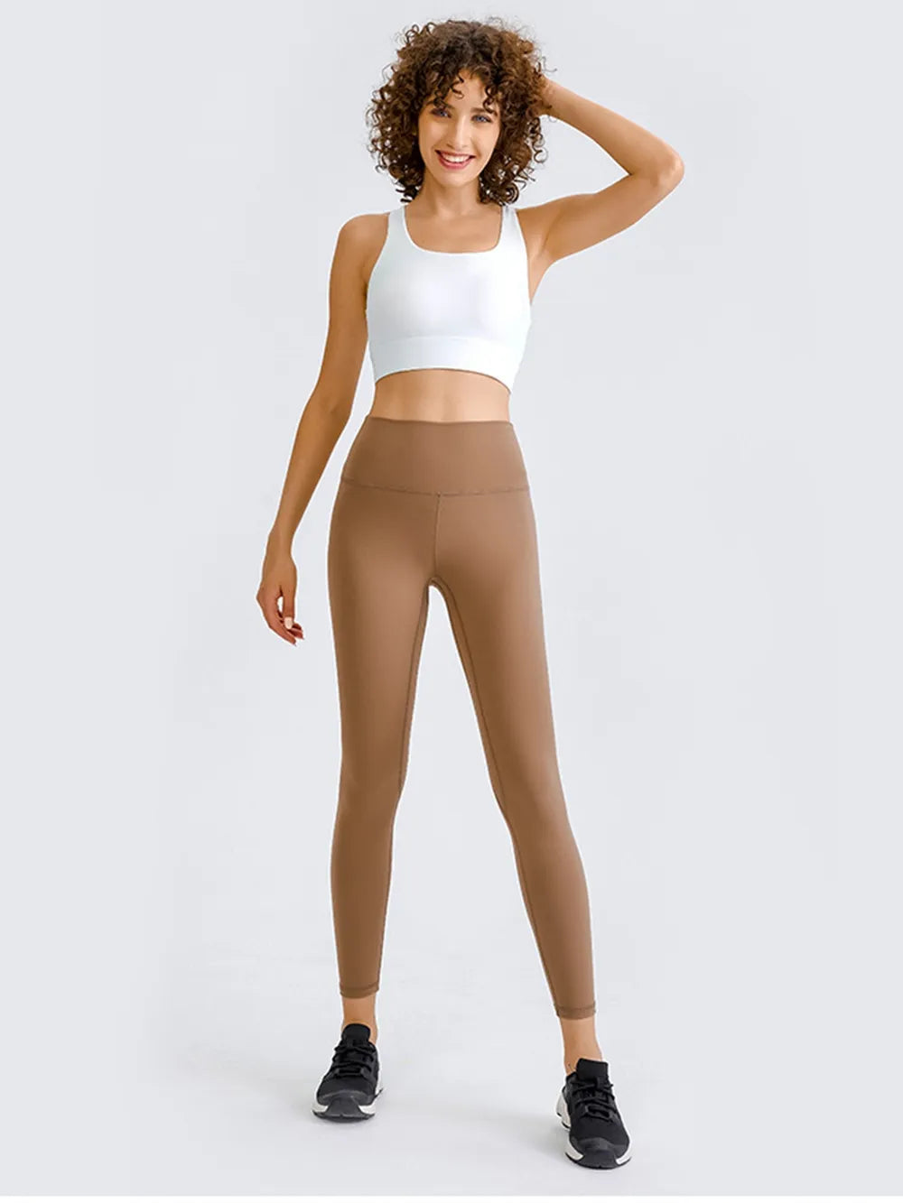 Millennia Double Take Square Neck Racerback Cropped Tank - cas7m