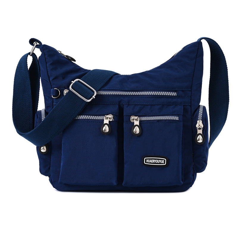 Retro European Nylon Messenger Bag - Stylish Colors & Versatile Use - cas7m