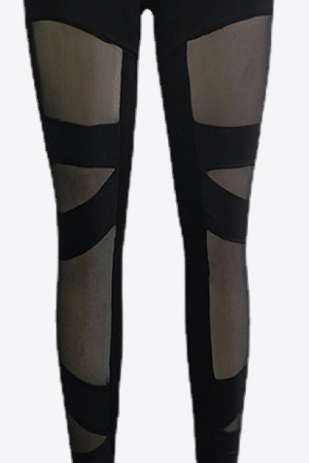 Spliced Mesh Leggings - cas7m