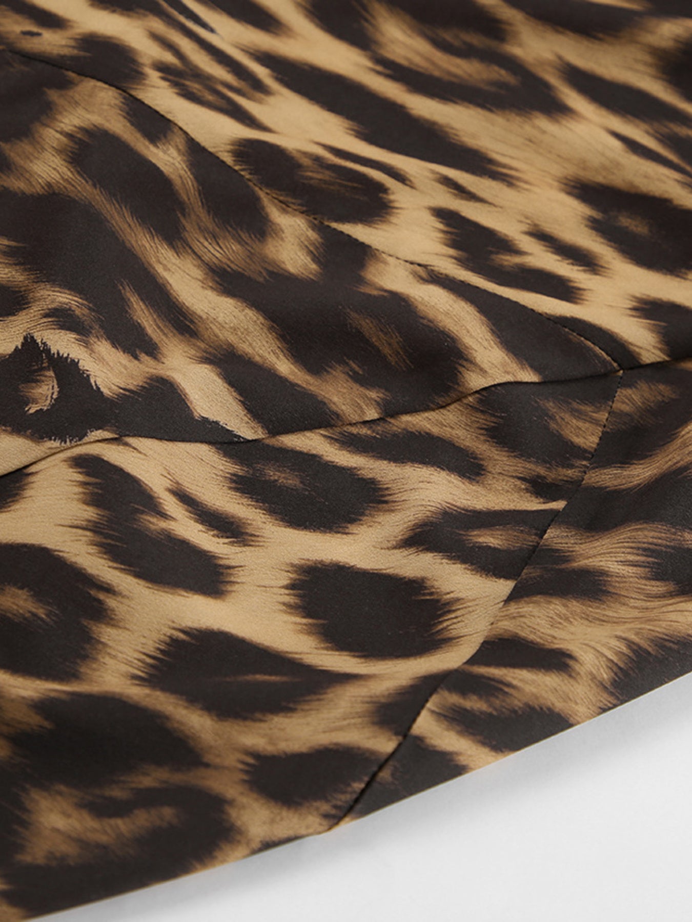 Leopard Print Bodycon Maxi Skirt - cas7m