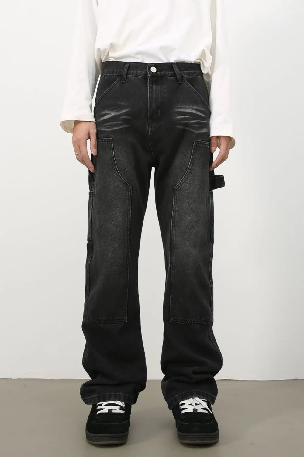 Men's Baggy Jeans with Pockets - cas7m