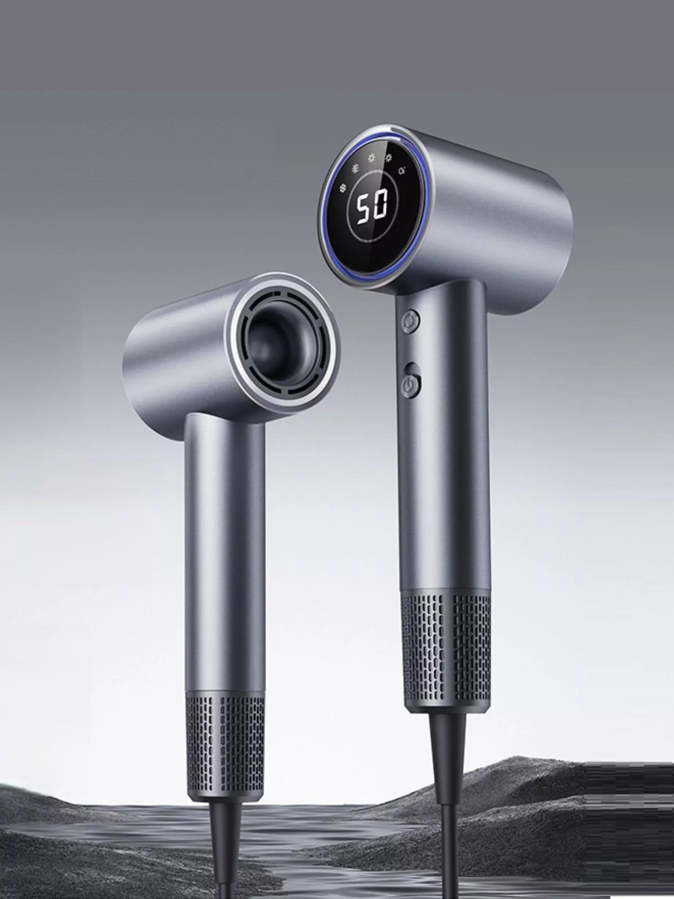 Negative Ions Rapid-Dry Hair Dryer: Speed, Shine & Style - cas7m