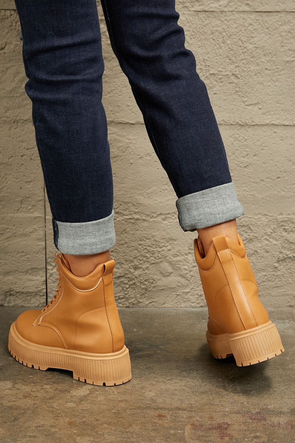 East Lion Corp Platform Combat Boots - cas7m