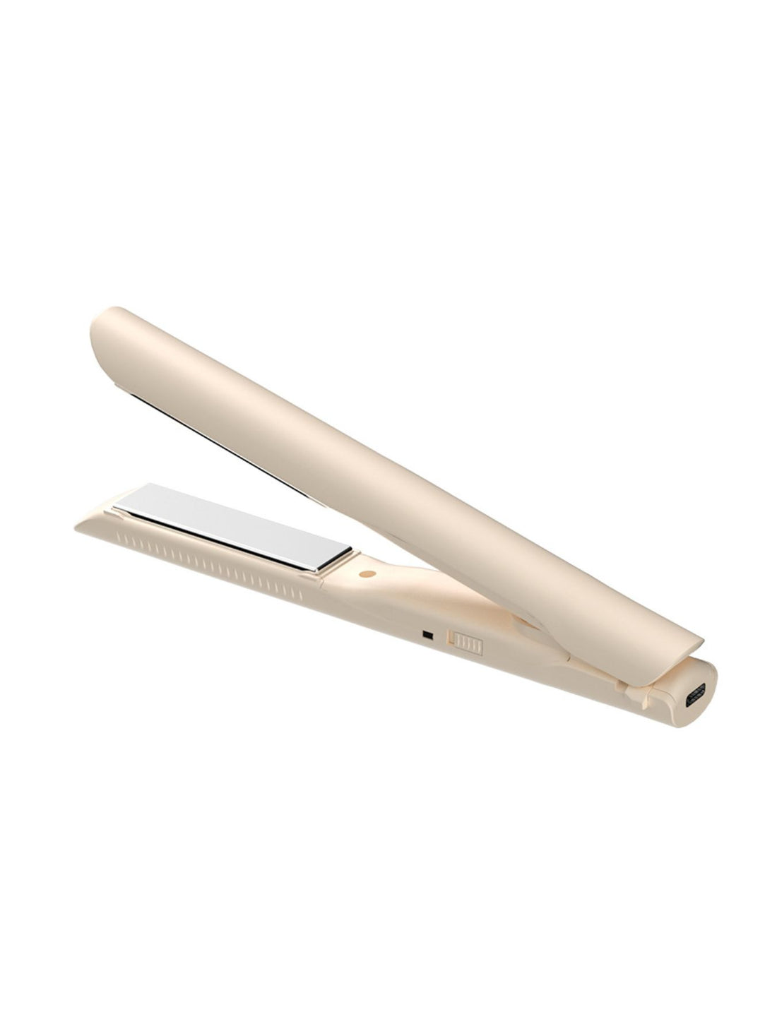 Portable 2-in-1 Anti-Scald Curling & Straightening Iron - cas7m