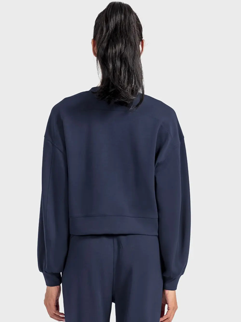 Millennia Round Neck Drop Shoulder Sports Top - cas7m